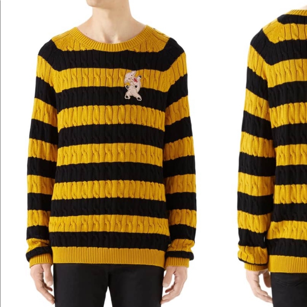 Men’s Gucci stripe sweater